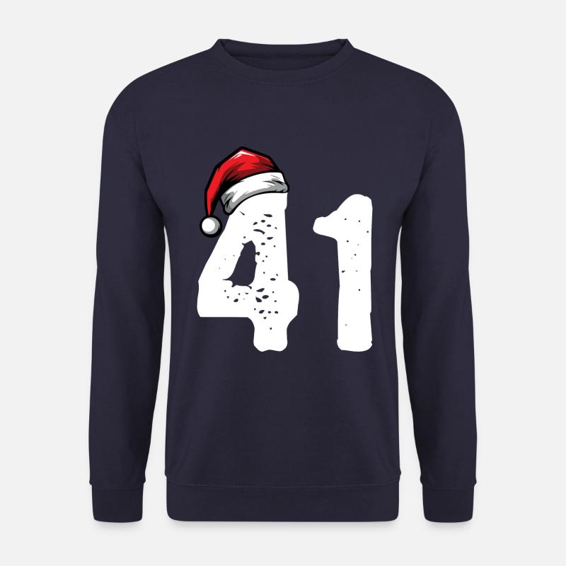 41 Numéro Noël - Sweat-shirt Unisexe - marine