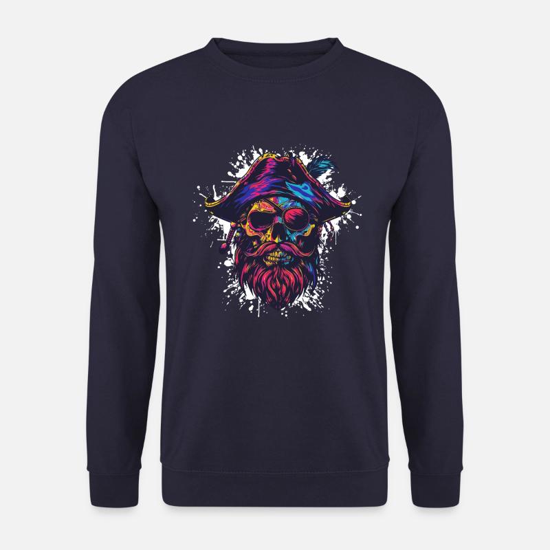 Pirat Totenkopf - Unisex Pullover - Navy