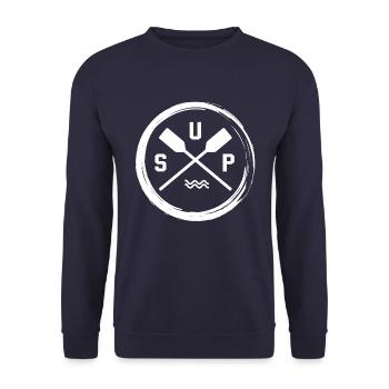 SUP Stand Up Paddling - Sweat-shirt Unisexe - marine - Devant - Alina (178cm) & Michal (187cm)