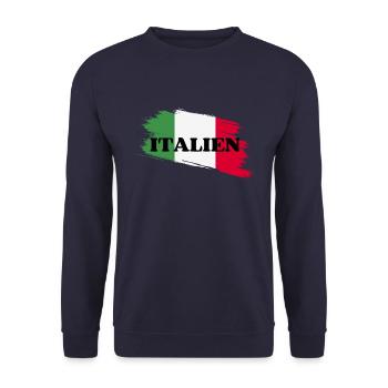 Italien - Unisex Pullover - Navy - Vorne - Alina (178cm) & Michal (187cm)
