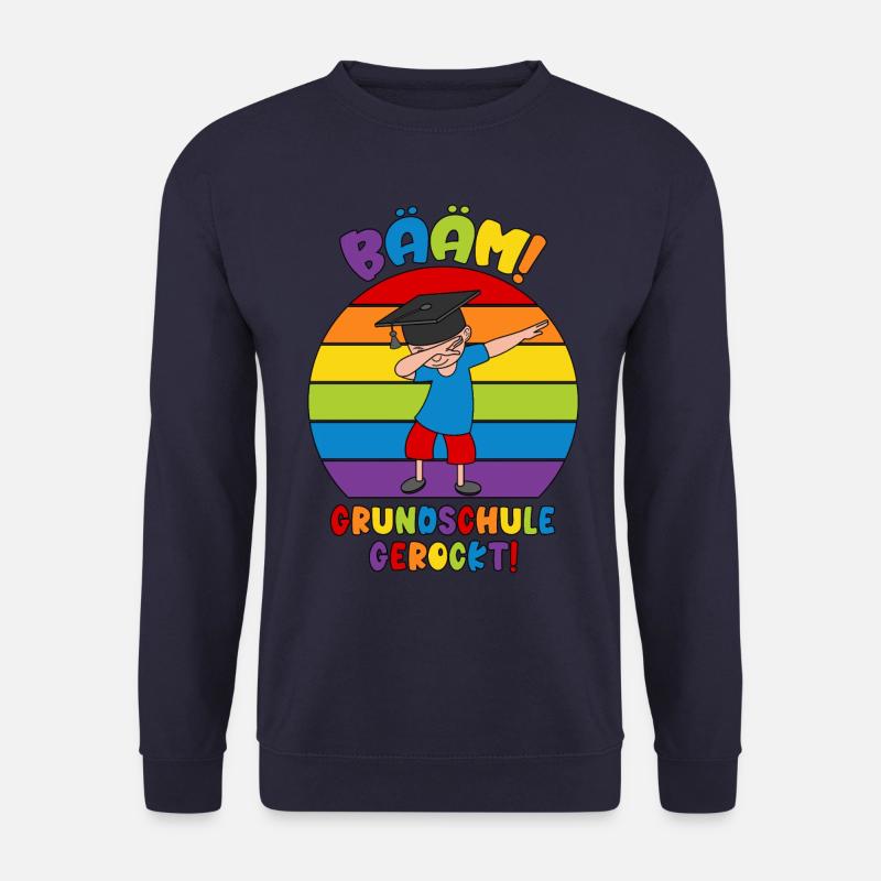 Bääm Schule gerockt Abschluss Grundschule 2026 - Unisex Pullover - Navy