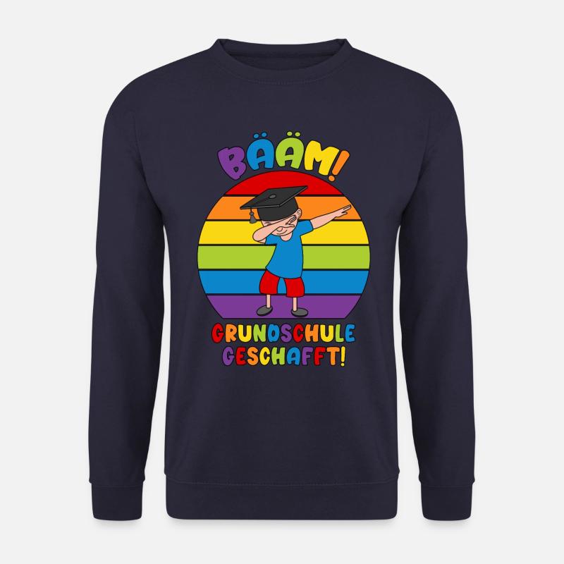 Bääm Schule geschafft Abschluss Grundschule 2026 - Unisex Pullover - Navy