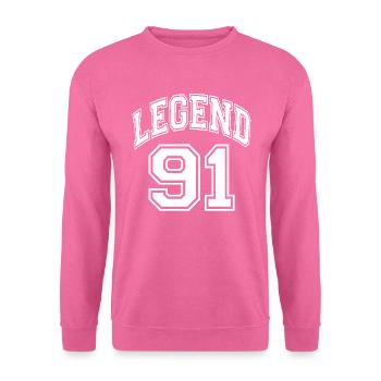 Legend 91 - Unisex Pullover - Pink - Vorne