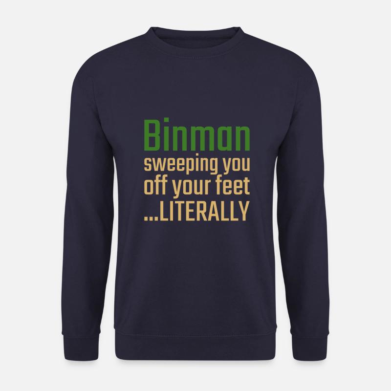 Binman La Saint-Valentin vous balaie - Sweat-shirt Unisexe - marine