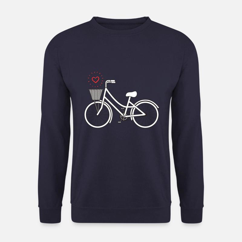 Retro Fahrrad - Unisex Pullover - Navy