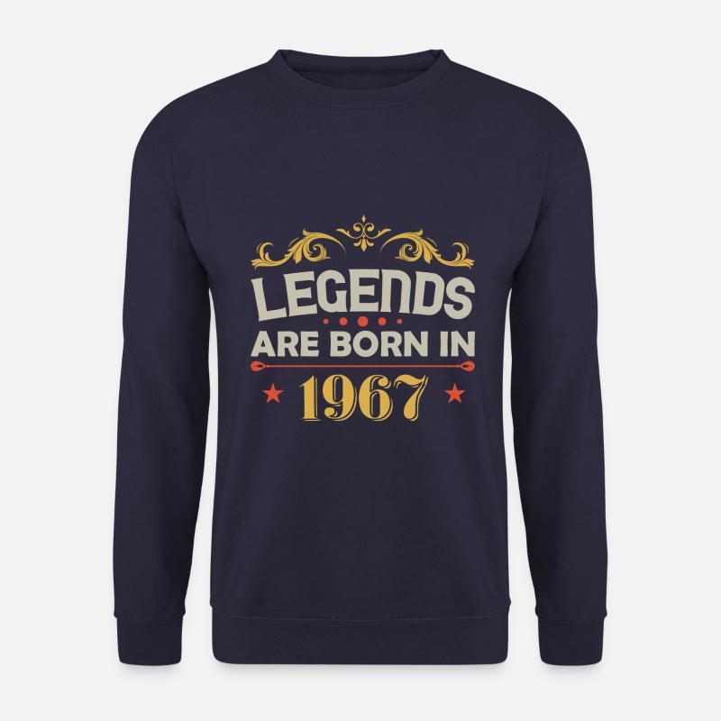 Legenden wurden 1967 geboren Geburtstag - Unisex Pullover - Navy