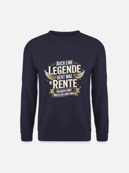 Même une légende prend sa retraite - Sweat-shirt Unisexe - marine