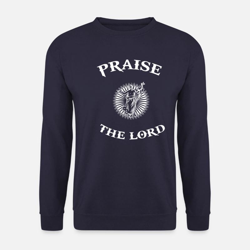 Gott Christentum Religion Jesus Christus Messias - Unisex Pullover - Navy