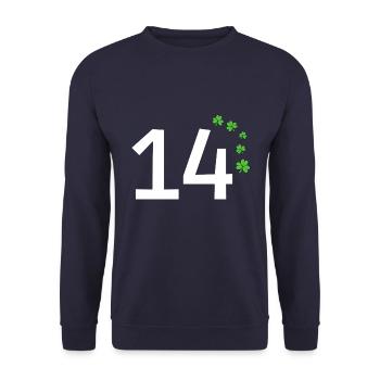 14 - Sweat-shirt Unisexe - marine - Devant - Alina (178cm) & Michal (187cm)