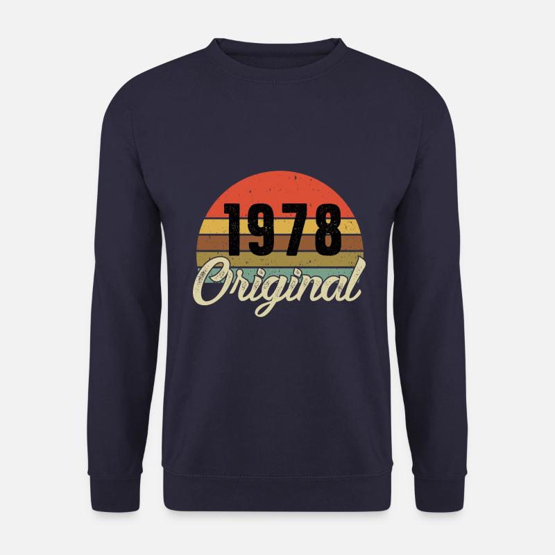 1978 Original Geburtstag - Unisex Pullover - Navy