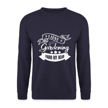 Jardiniers amateurs, jardiniers de fruits et légumes - Sweat-shirt Unisexe - marine - Devant - Alina (178cm) & Michal (187cm)