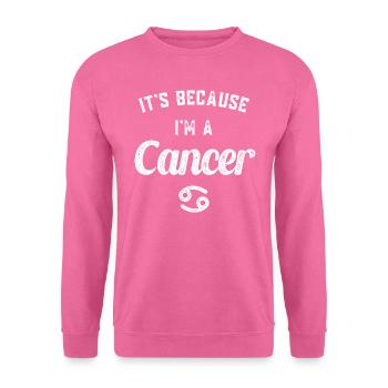 Sternzeichen Krebs - Unisex Pullover - Pink - Vorne