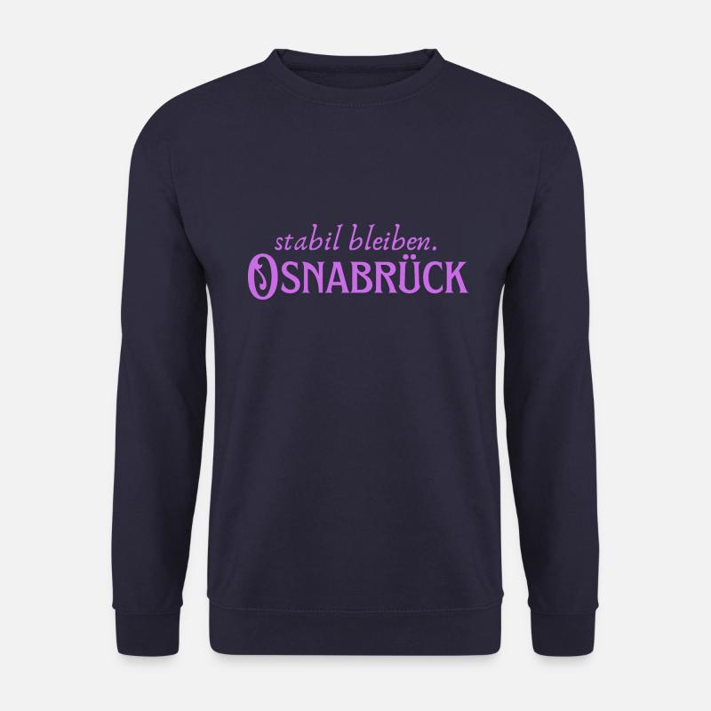 Staying stable Osnabrück - Unisex Sweatshirt - navy