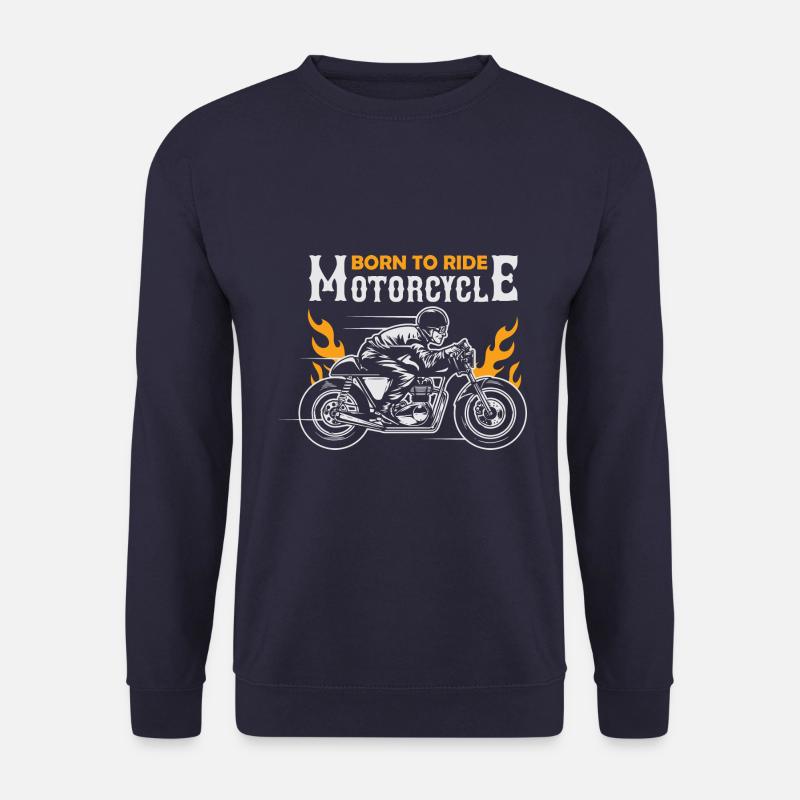Motorrad fahren - Unisex Pullover - Navy