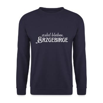 Rester stable Erzgebirge - Sweat-shirt Unisexe - marine - Devant - Alina (178cm) & Michal (187cm)