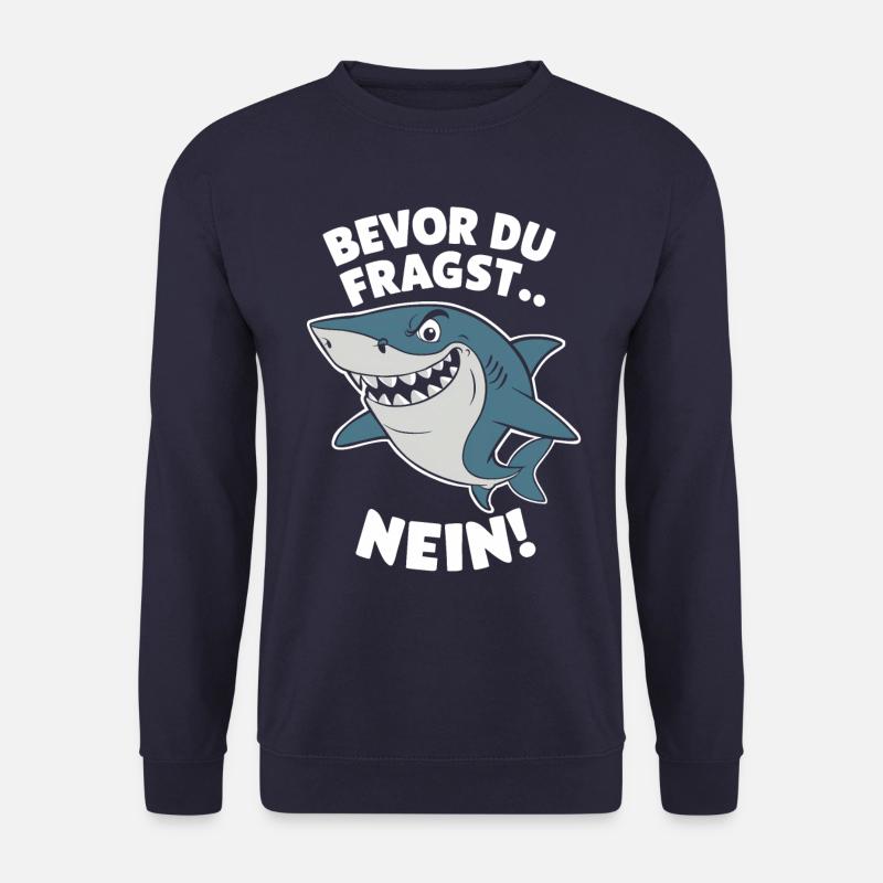 Hai Haifisch Haie Haifische - Unisex Pullover - Navy