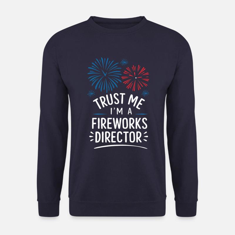 Pyrotechnics Fireworks Pyrotechnics - Unisex Sweatshirt - navy