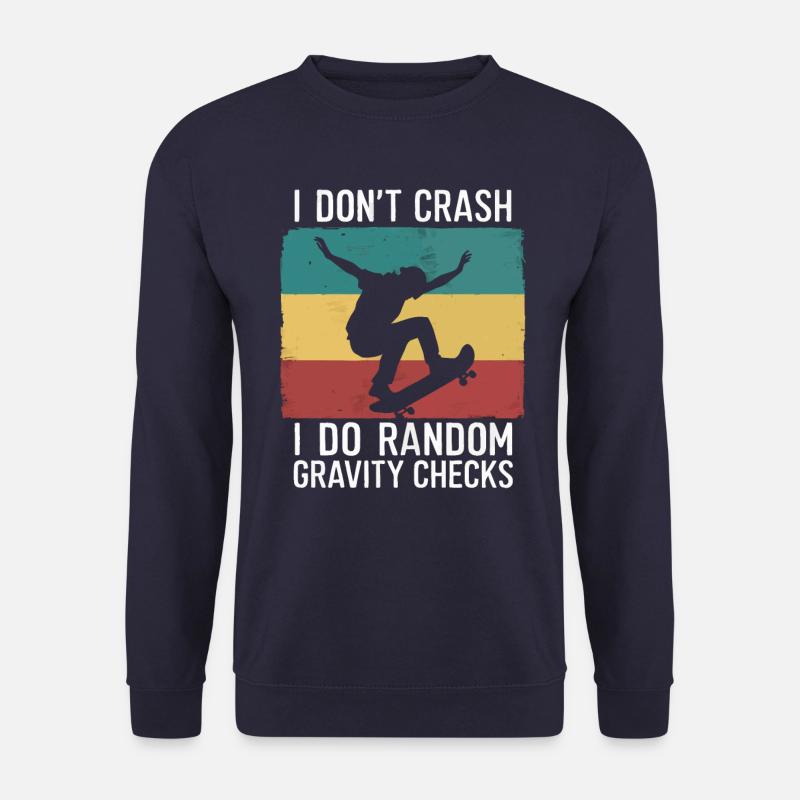 Skateboarding Skater Skateboard Skateboarder - Unisex Pullover - Navy