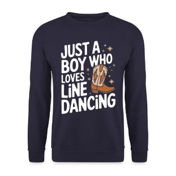 Danse en ligne Danseurs - Sweat-shirt Unisexe - marine - Devant - Alina (178cm) & Michal (187cm)