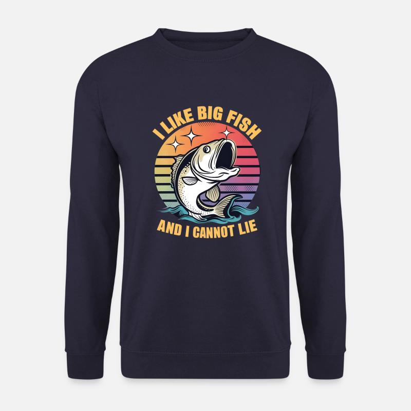 I like big fish and I cannot lie - Unisex Sweatshirt - navy