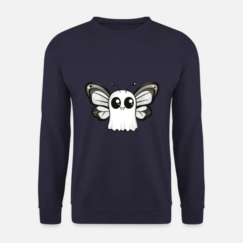 Schmetterling Halloween Comic Geist - Unisex Pullover - Navy