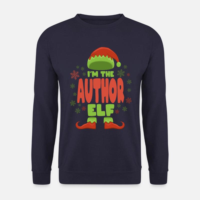 Auteur Elfe de Noël - Sweat-shirt Unisexe - marine