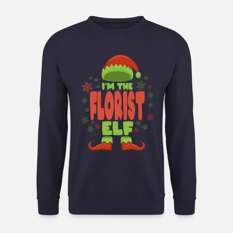 Florist Christmas Elf - Unisex Sweatshirt - navy