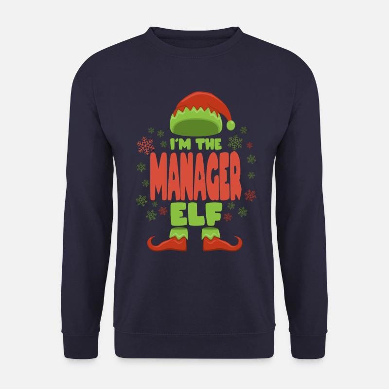 Manager Weihnachtself - Unisex Pullover - Navy
