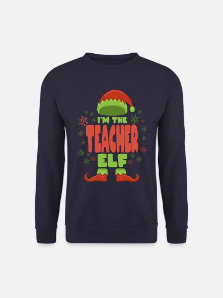 Professeur lutin de Noël - Sweat-shirt Unisexe - marine