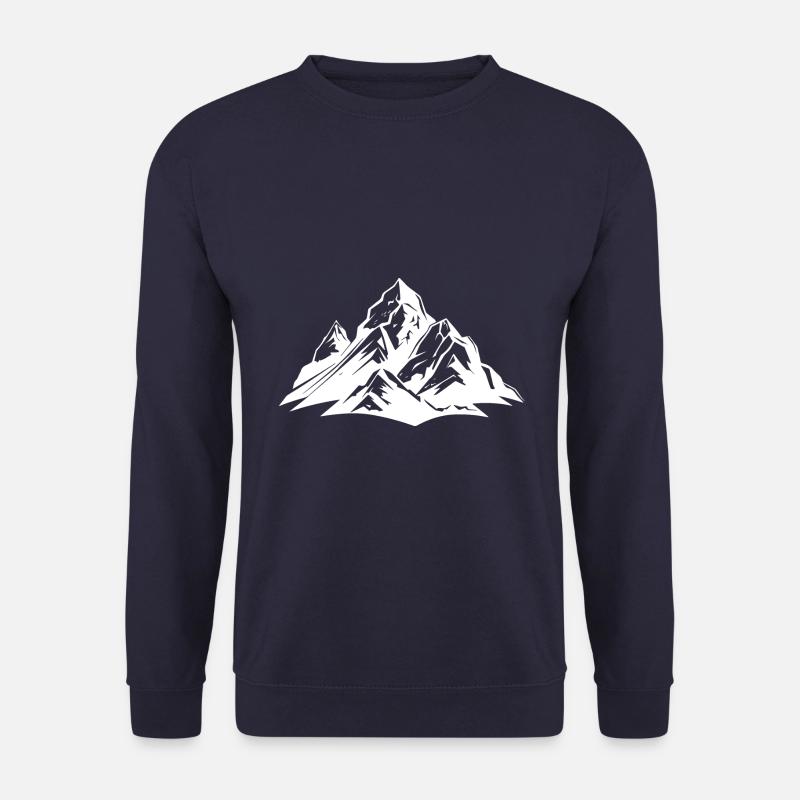 Berge Symbol - Unisex Pullover - Navy