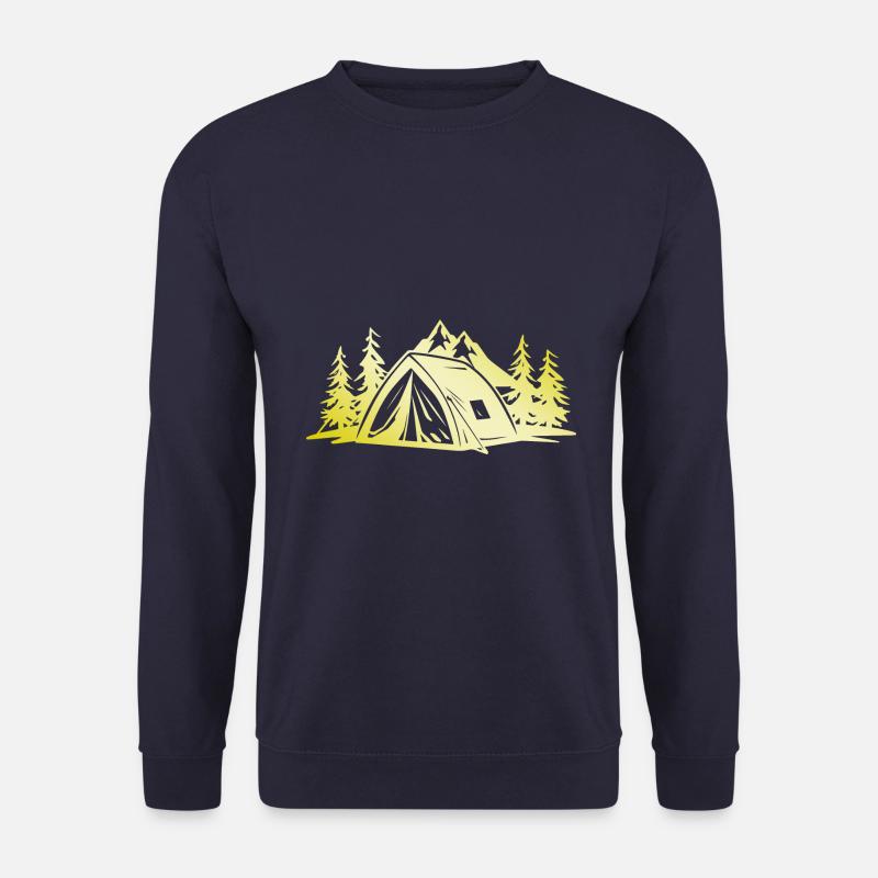Camping Zelt Gold - Unisex Pullover - Navy