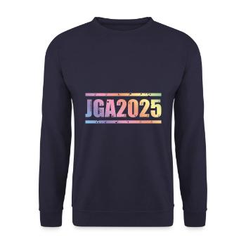Jga 2025 Enterrement de vie de garçon - Sweat-shirt Unisexe - marine - Devant - Alina (178cm) & Michal (187cm)