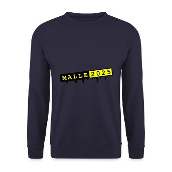 Malle 2025 - Unisex Pullover - Navy - Vorne - Alina (178cm) & Michal (187cm)