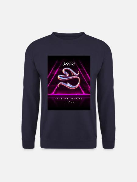 Save me before I fall Design - Unisex Pullover - Navy