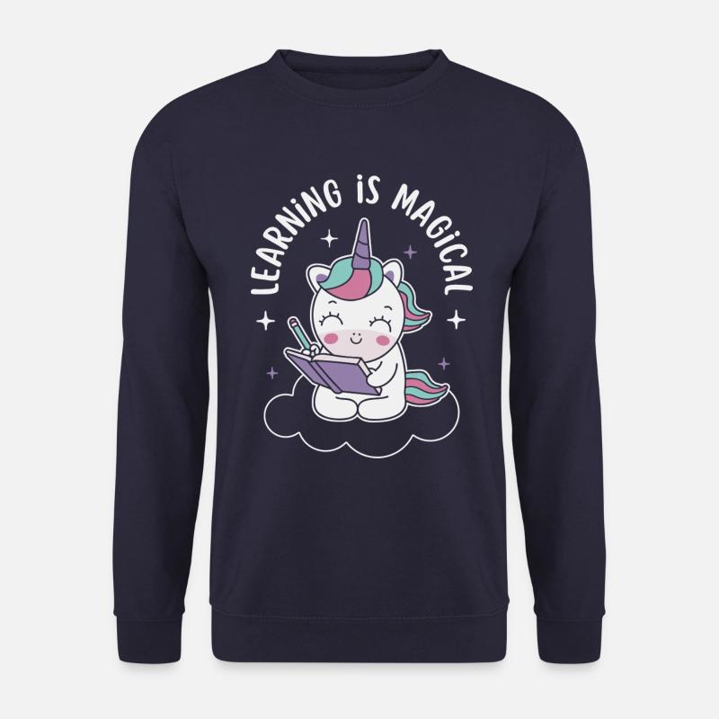 Learning is Magical - Unisex Sweatshirt - navy