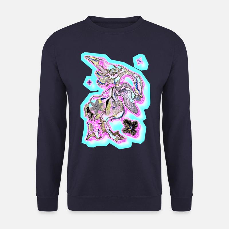 Brouillard de points - Sweat-shirt Unisexe - marine