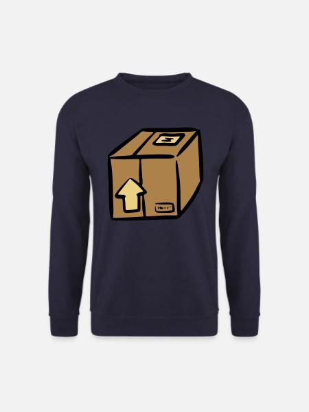 Package package paquet parcel delivery - Unisex Sweatshirt - navy