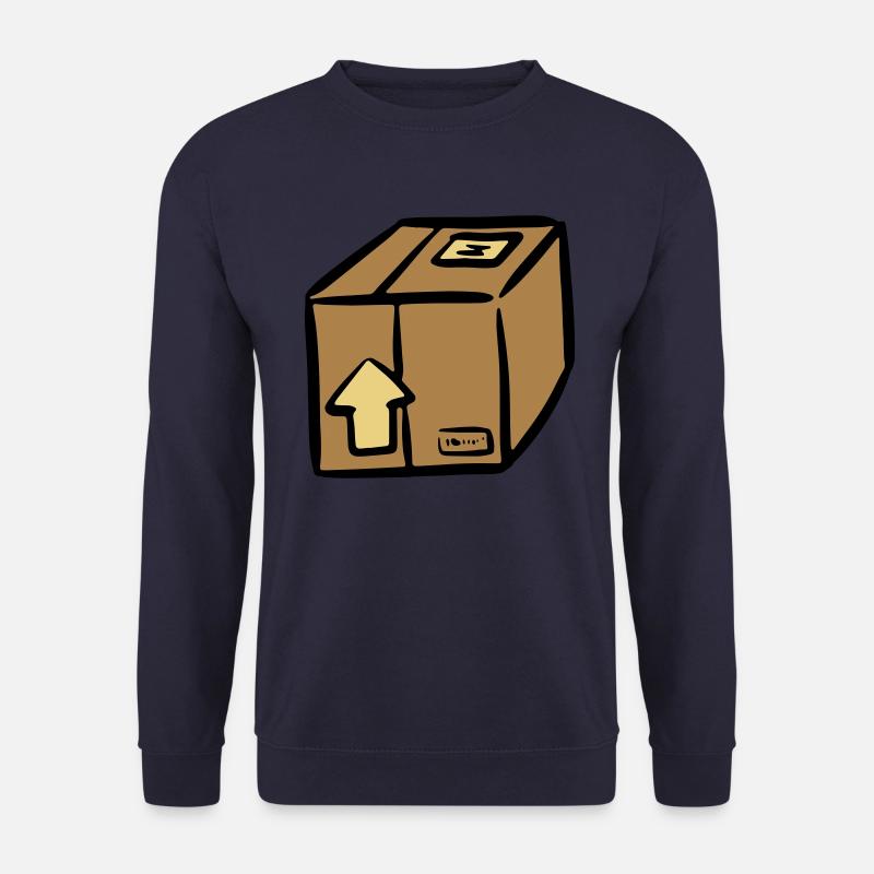 Package package paquet parcel delivery - Unisex Sweatshirt - navy