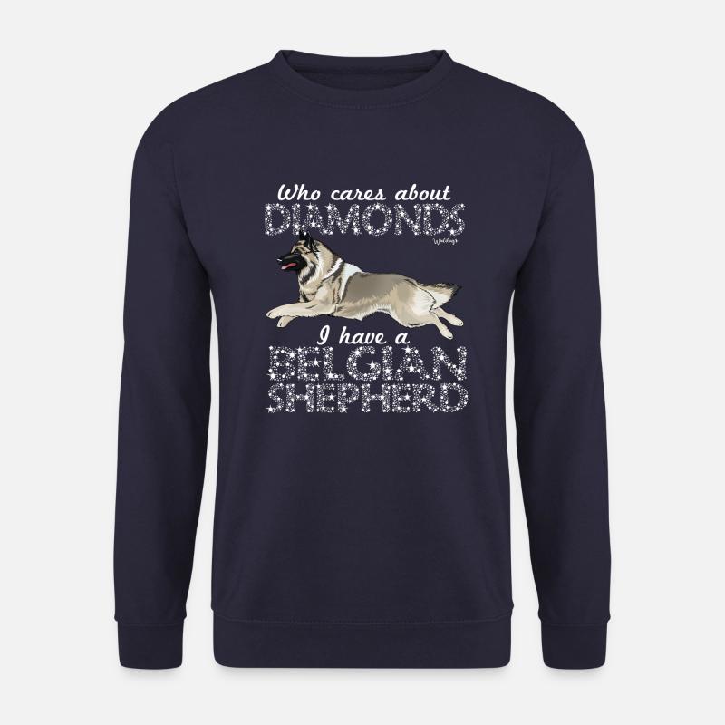 BelgianShep Diamonds3 - Unisex Sweatshirt - navy