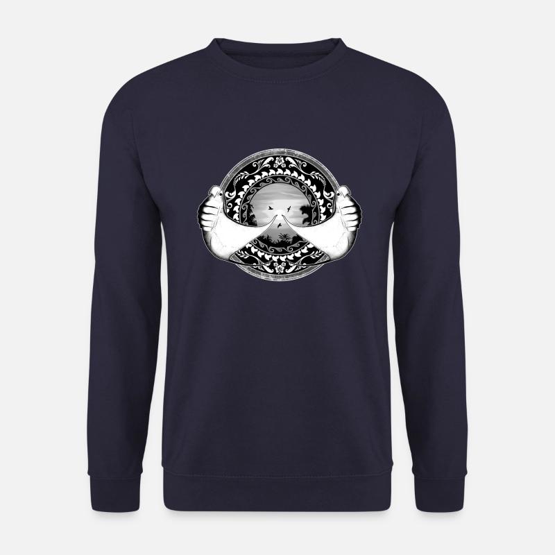 Mantarochen Hawaiianisch - Unisex Pullover - Navy