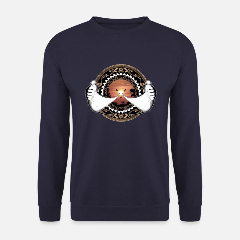 Mantarochen Hawaiianisch - Unisex Pullover - Navy