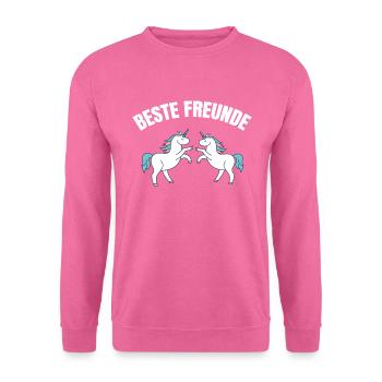 Beste Freunde - Unisex Pullover - Pink - Vorne