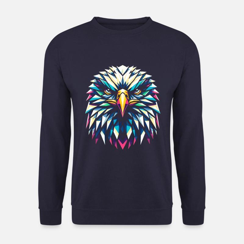 Eagle Polygon - Unisex Sweatshirt - navy