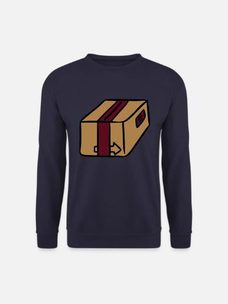 Pakkeleveringsleverancepakke Messenger Post - Unisex sweater - marineblå