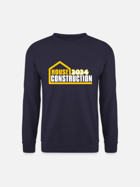 Construction de maisons 2024 - Sweat-shirt Unisexe - marine