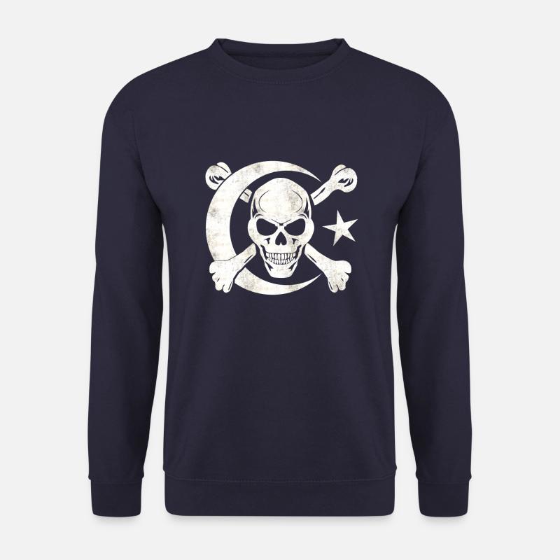 Turkey Crescent Skull - Unisex Sweatshirt - navy