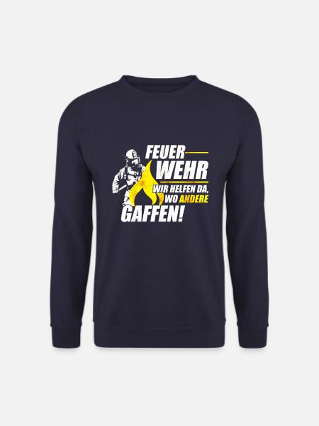 Feuerwehr Wir helfen - Unisex Pullover - Navy