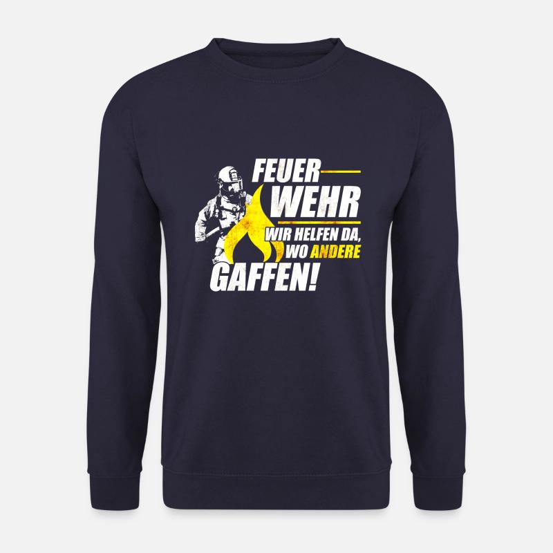 Feuerwehr Wir helfen - Unisex Pullover - Navy