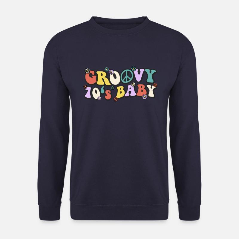 Groovy 70's Baby - Unisex Sweatshirt - navy