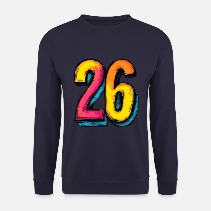 26 Number Comic - Unisex Sweatshirt - navy